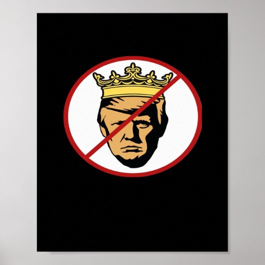 No Kings Anti Creative Classic Design Poster (Voorkant)