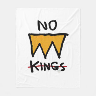 No Kings Anti Klassieker Fleece Deken