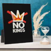 No Kings Anti Minimal Clean Design Fotoplaat (Zijkant)