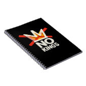 No Kings Anti Minimal Clean Design Notitieboek (Rechterzijde)