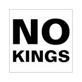 No Kings bold typography protest Rubberstempel (Afrduk)