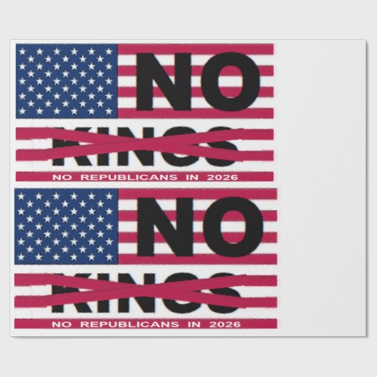 NO KINGS CADEAUPAPIER (Vlak)