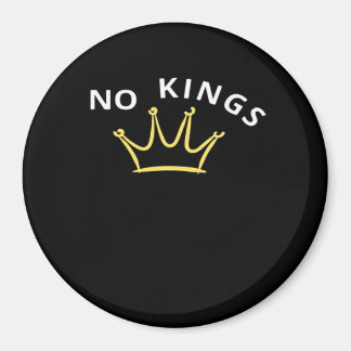 No Kings Classic Retro Cool Style Magneet