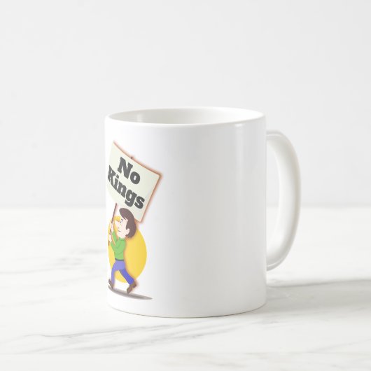 No Kings Coffee Mug (Devant droit)