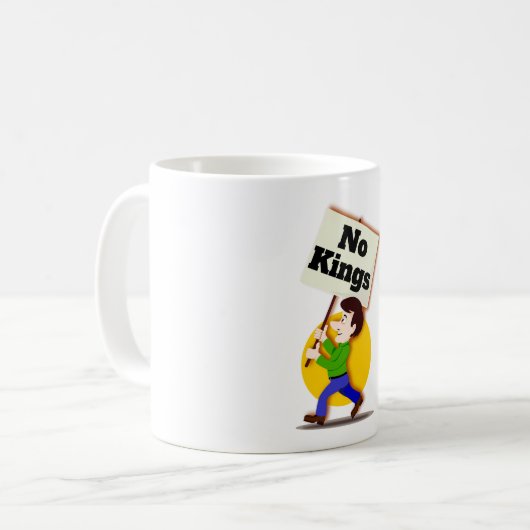 No Kings Coffee Mug (Devant gauche)