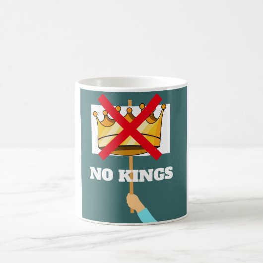 No Kings Coffee Mug Koffiemok (Center)