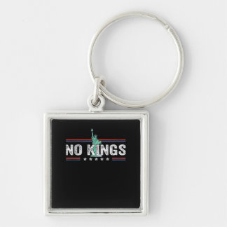 No Kings Day Retro Classic Design Sleutelhanger