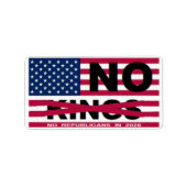 NO KINGS ETIKET (Voorkant)