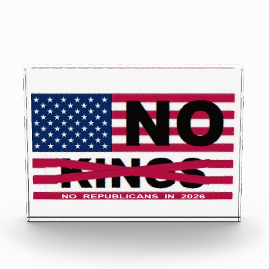 NO KINGS FOTOBLOKKEN (Voorkant)