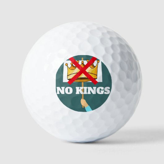No Kings Golf Balls Golfballen (Voorkant)