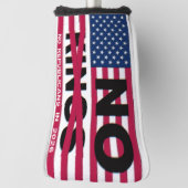 "NO kings" Golf Head Cover (Draai 90)