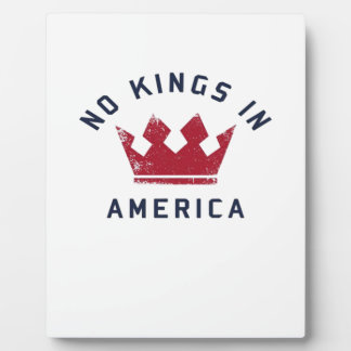 No Kings In America Anti Fascism USA Classic Fotoplaat