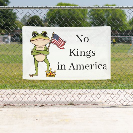 No Kings in America Anti-Trump Protest Spandoek (Insitu)