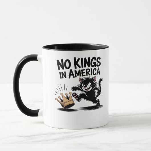 No Kings In America Classic Bold Casual Mok (Links)