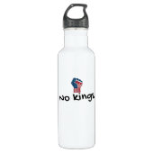 No Kings In America Classic Minimal Clean Waterfles (Voorkant)