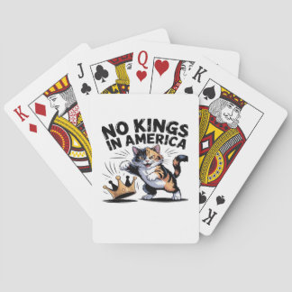 No Kings In America Classic Simple Clean Pokerkaarten