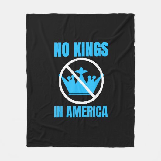 No Kings In America Court Ruling Saying Fleece Deken (Voorkant)