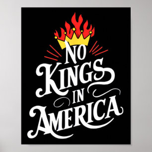 No Kings in America Democracy Court Uitspraak Geze Poster
