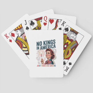 No Kings In America Fabulous Queens Pride 2025 Des Pokerkaarten