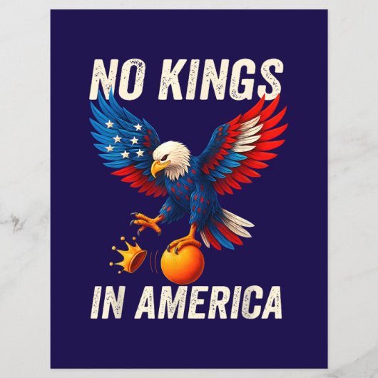 No Kings in America  Flyer (Voorkant)