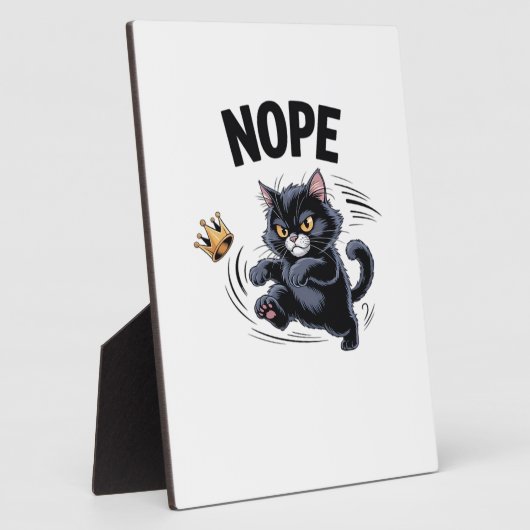 No Kings In America Funny Kicking Crown Classic Vi Fotoplaat (Zijkant)