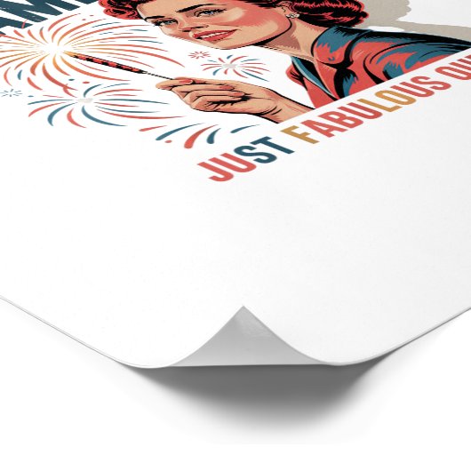 No Kings In America Just Famulous Queens Pride Mon Poster (Hoek)