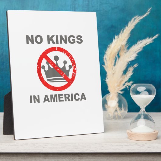 No Kings In America Patriotic Casual Fotoplaat (Zijkant)