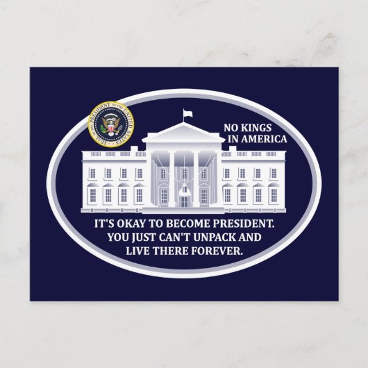 No Kings in America Postcards Briefkaart (Voorkant)