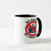 No Kings In America Retro Classic Mok (Voorkant rechts)