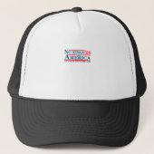 No Kings In America Retro Classic Trucker Pet (Voorkant)