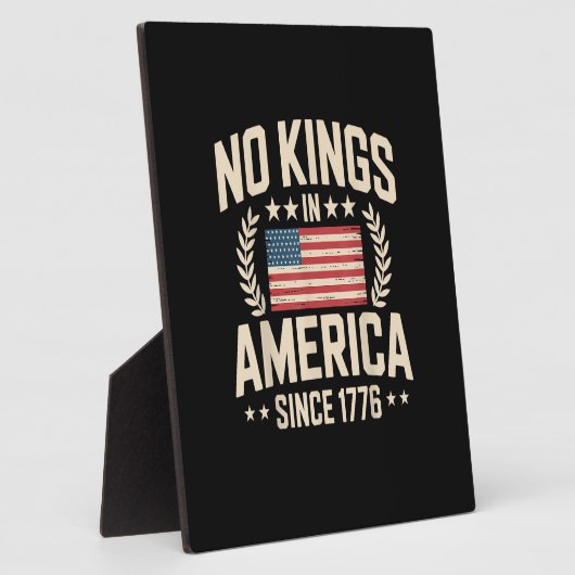 No Kings In America Since 1776 Casual Cool Design Fotoplaat (Zijkant)