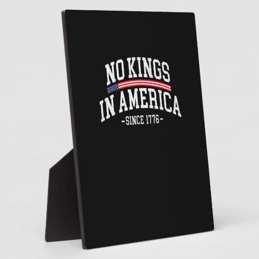 No Kings In America Since 1776 Freedom Spirit Look Fotoplaat (Zijkant)