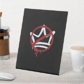 No Kings In America Since 1776 Minimal Clean Reclamebord Met Voetstuk (Insitu)