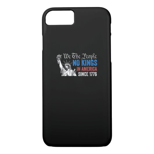 No Kings In America Since 1776 Retro Classic Case-Mate iPhone Case (Achterkant)