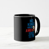No Kings In America Since 1776 Shirt No Kings Men Mok (Voorkant rechts)