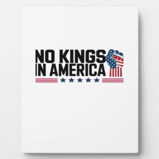 No Kings In America USA Creative Casual Fotoplaat