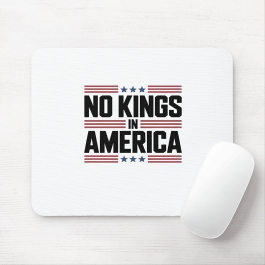 No Kings In America USA Creative Style Muismat (Met muis)