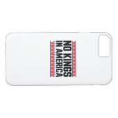 No Kings In America USA Minimal Clean Case-Mate iPhone Case (Achterkant (Horizontaal))
