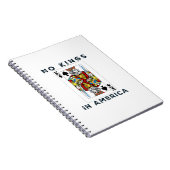 No Kings In America We The People Political Creati Notitieboek (Rechterzijde)