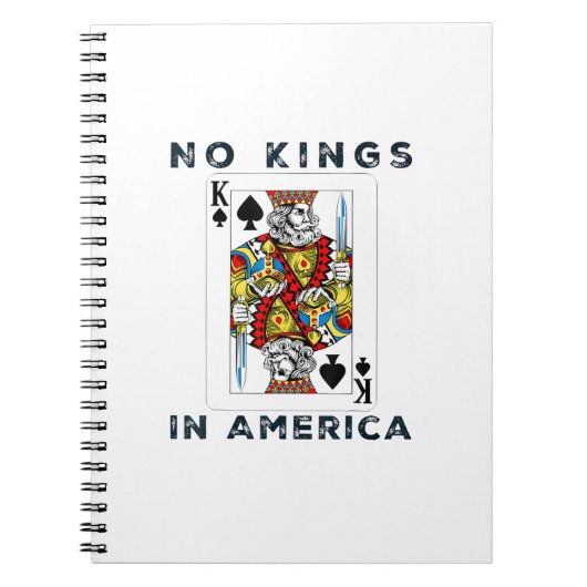 No Kings In America We The People Political Creati Notitieboek (Voorkant)