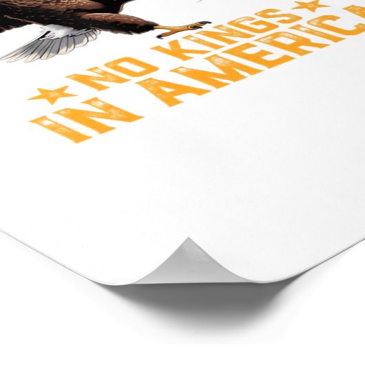 No Kings In America We The People Political Retro Poster (Hoek)