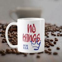 No Kings in the U.S.A. Classic Mug - Rouge & Bleu