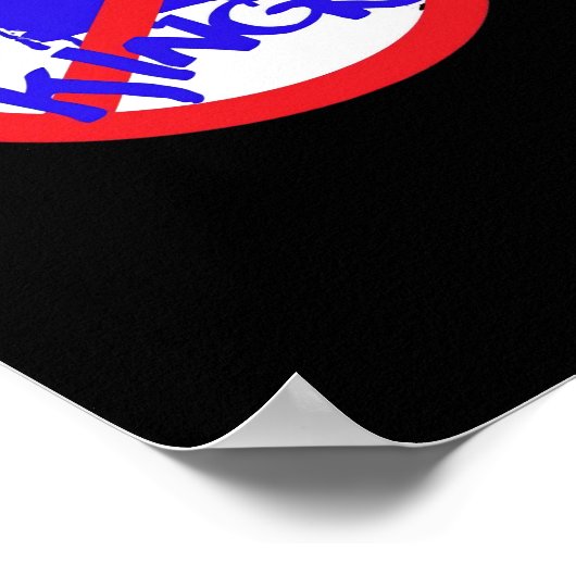 No Kings In The USA Classic Poster (Hoek)