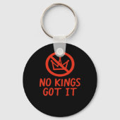 No Kings It Patriotic Style Sleutelhanger (Voorkant)