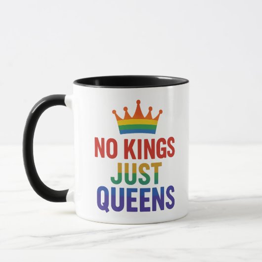 No Kings Just Queens Mug (Gauche)
