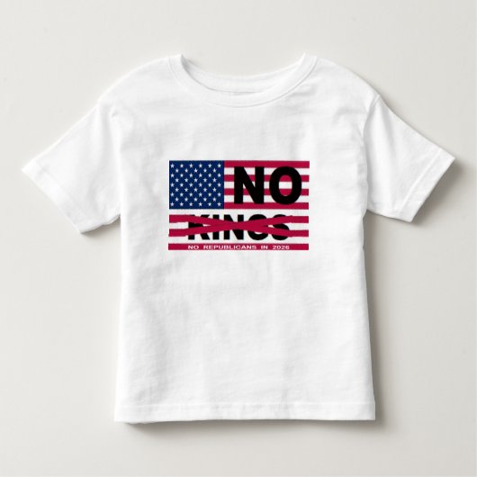NO KINGS KINDER SHIRTS (Voorkant)