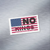 NO KINGS  MAGNETISCH VISITEKAARTJE (Voorbeeld)