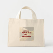 NO KINGS MINI TOTE BAG (Voorkant)