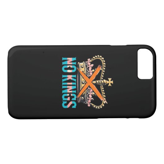 No Kings No Oligarchs Case-Mate iPhone Case (Achterkant (Horizontaal))
