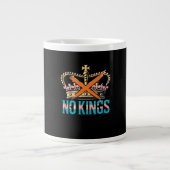 No Kings No Oligarchs Extra Grote Beker (Voorkant)